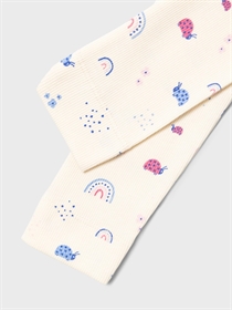 NAME IT Mariehøne Rib Leggings Nonine Buttercream
